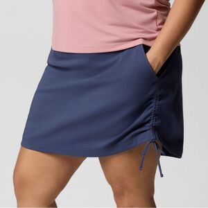 Columbia Women's All Seasons™ Ruched Skort - Plus Size XXL, Color Nocturnal, NWT